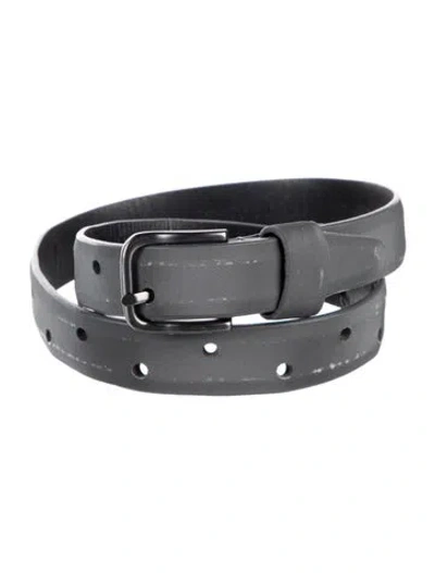 Pre-owned Issey Miyake Vintage 2000's Waist Belt In Grey