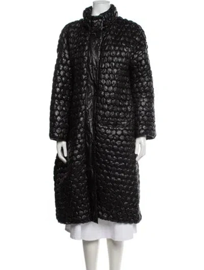 Pre-owned Issey Miyake Vintage 2002 Coat In Black
