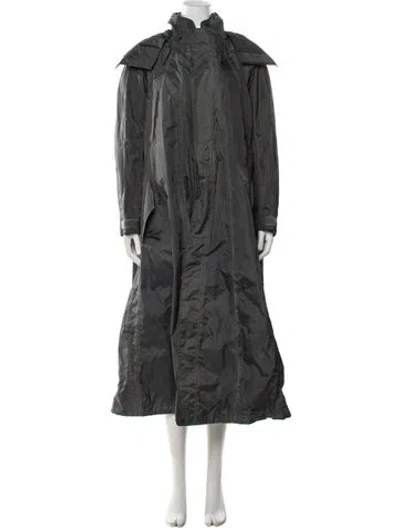 Pre-owned Issey Miyake Vintage 2002 Parka In Green