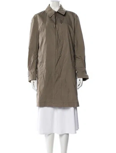 Pre-owned Issey Miyake Vintage 2004 Coat In Green