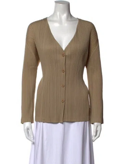 Pre-owned Issey Miyake Vintage 2004 Sweater In Brown