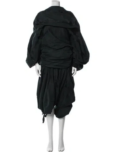 Pre-owned Issey Miyake Vintage 2005 Pant Set In Green