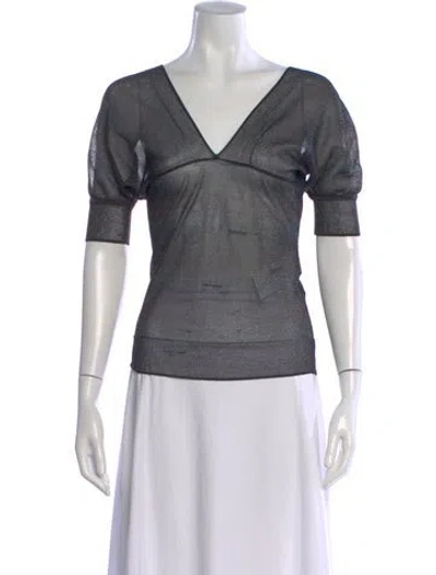 Pre-owned Issey Miyake Vintage 2005 Top In Gray