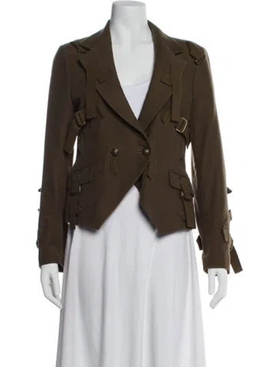 Pre-owned Issey Miyake Vintage 2006 Blazer In Green