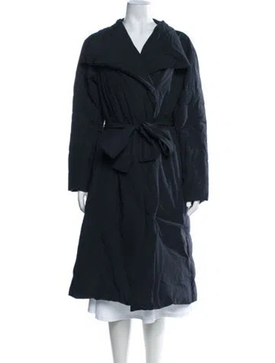 Pre-owned Issey Miyake Vintage 2006 Coat In Blue