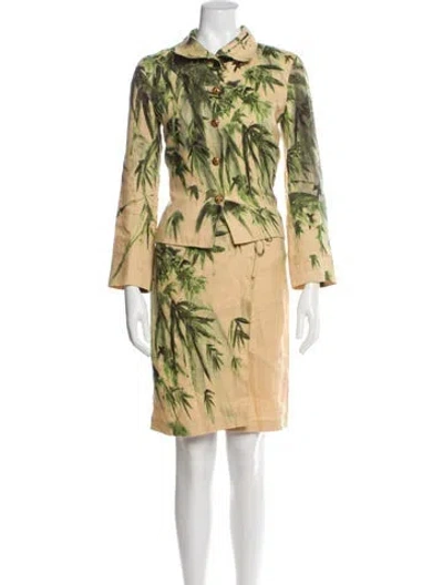 Pre-owned Issey Miyake Vintage 2006 Skirt Set In Neutral