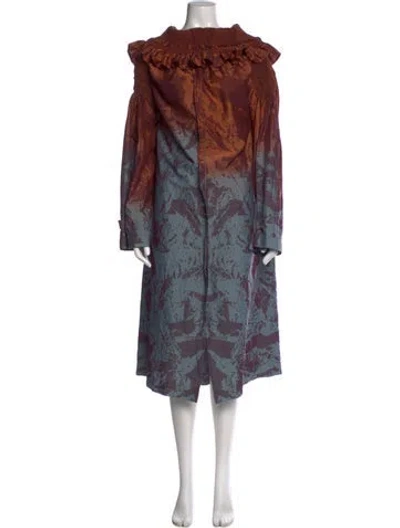 Pre-owned Issey Miyake Vintage 2007 Coat In Brown