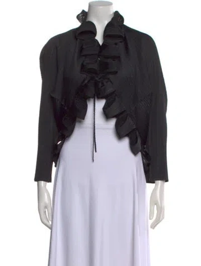 Pre-owned Issey Miyake Vintage 2007 Top In Black