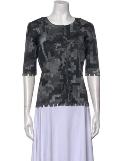 Pre-owned Issey Miyake Vintage 2007 Top In Gray