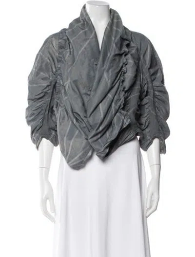 Pre-owned Issey Miyake Vintage 2008 Jacket In Gray