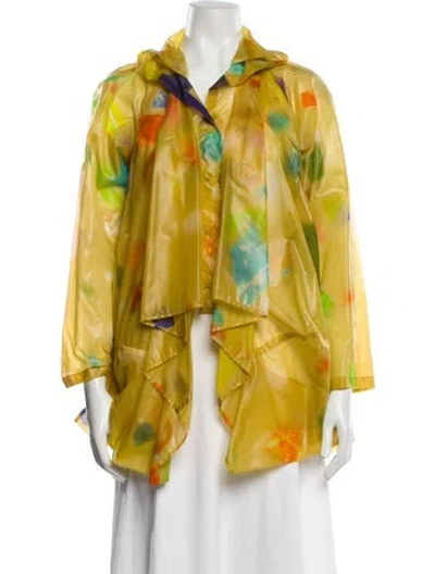Pre-owned Issey Miyake Vintage 2008 Jacket In Yellow