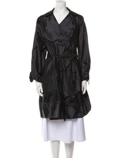 Pre-owned Issey Miyake Vintage 2008 Trench Coat In Gray