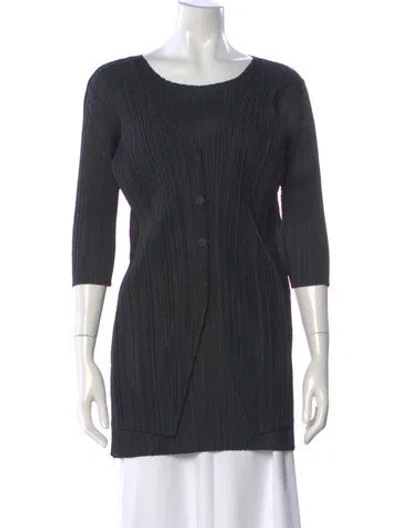 Pre-owned Issey Miyake Vintage 2009 Top In Black