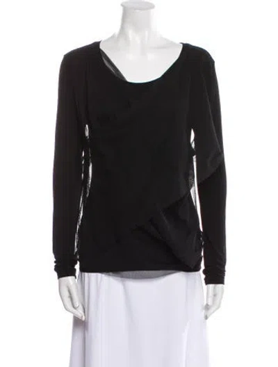 Pre-owned Issey Miyake Vintage 2010 Top In Black