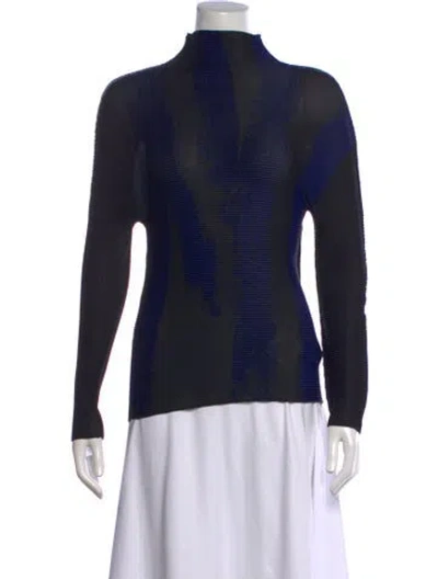 Pre-owned Issey Miyake Vintage 2010 Top W/ Tags In Black