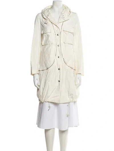 Pre-owned Issey Miyake Vintage 2011 Trench Coat In Neutral