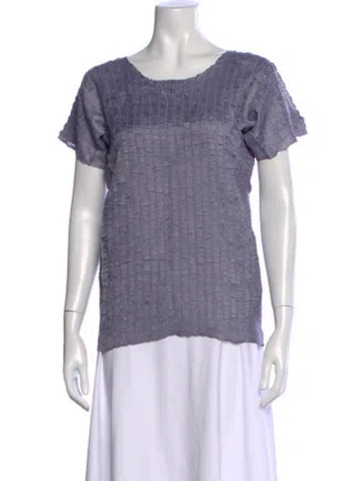 Pre-owned Issey Miyake Vintage 2011 T-shirt In Purple