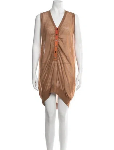 Pre-owned Issey Miyake Vintage 2011 Tunic In Neutrals
