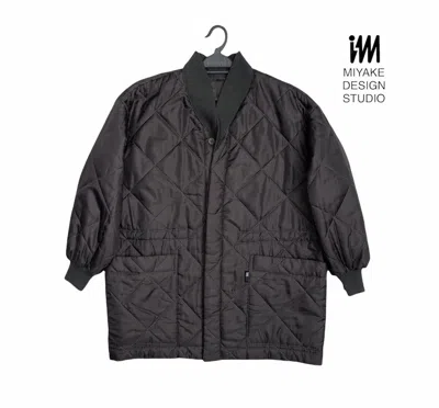 Pre-owned Issey Miyake Vintage 80's Miyake Design Studio Quilted Jacket In Brown
