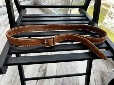 Pre-owned Issey Miyake Vintage Belt Made In Japan Size M In Brown