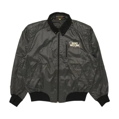 Pre-owned Issey Miyake Vintage  Skyline Jacket In Black | Men's Size L