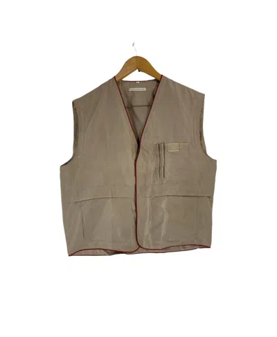Pre-owned Issey Miyake Vintage  Worker Vest Design Miyake Studio Design In Brown