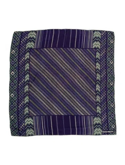 Pre-owned Issey Miyake Vintage Late 1970's - Early 1980's Scarf In Purple