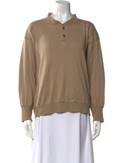 Pre-owned Issey Miyake Vintage Late 1970's - Early 1980's Sweater In Neutrals
