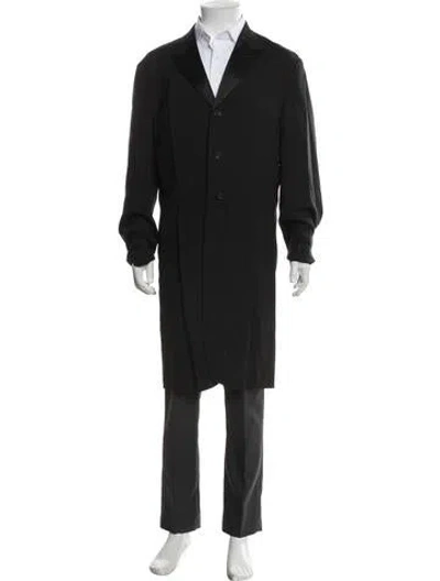 Pre-owned Issey Miyake Vintage Late 1990's - Early 2000's Overcoat In Black