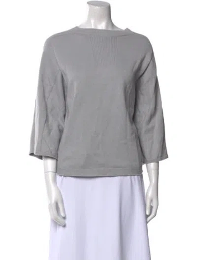 Pre-owned Issey Miyake Vintage Late 2000's - Early 2010's Sweater In Gray