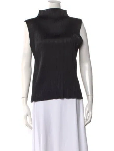 Pre-owned Issey Miyake Vintage Late 2000's - Early 2010's Top In Black
