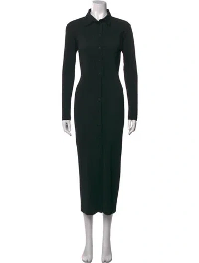 Pre-owned Issey Miyake Vintage Long Dress In Black