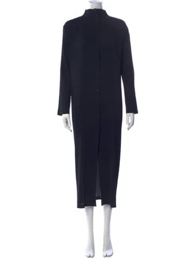 Pre-owned Issey Miyake Vintage Long Dress In Black