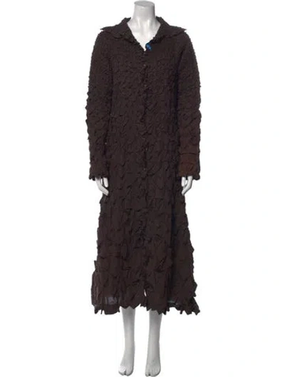 Pre-owned Issey Miyake Vintage Long Dress In Gray