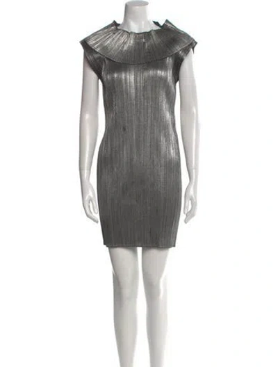 Pre-owned Issey Miyake Vintage Mini Dress