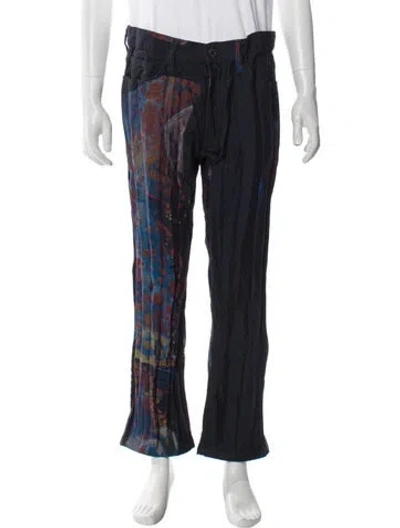 Pre-owned Issey Miyake Vintage Pants In Blue