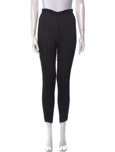 Pre-owned Issey Miyake Vintage Skinny Leg Pants In Black