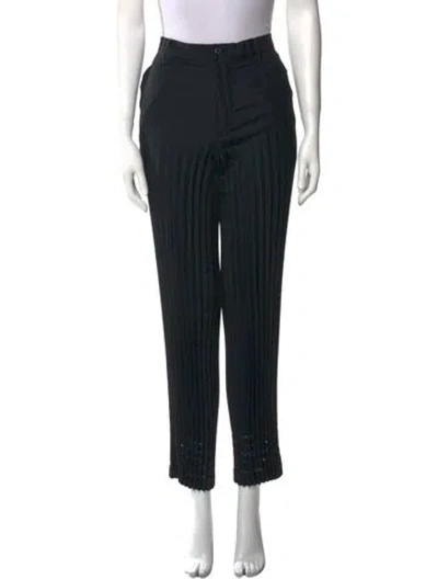 Pre-owned Issey Miyake Vintage Skinny Leg Pants In Black