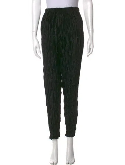 Pre-owned Issey Miyake Vintage Skinny Leg Pants In Black