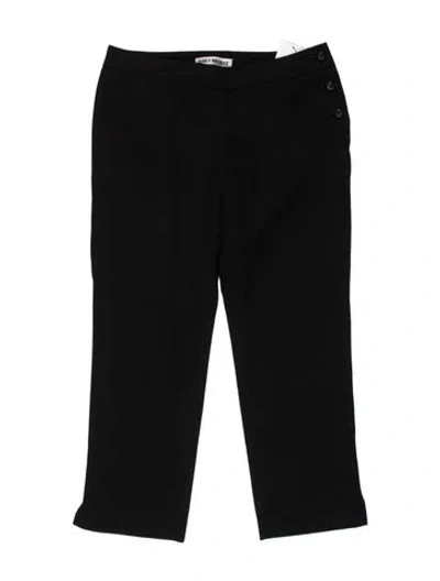 Pre-owned Issey Miyake Vintage Straight Leg Pants In Black