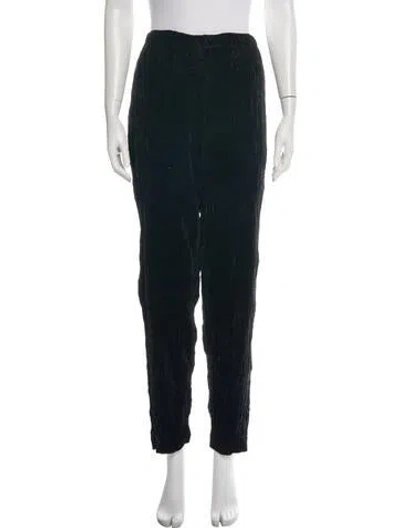 Pre-owned Issey Miyake Vintage Straight Leg Pants In Black