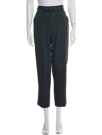 Pre-owned Issey Miyake Vintage Straight Leg Pants In Black
