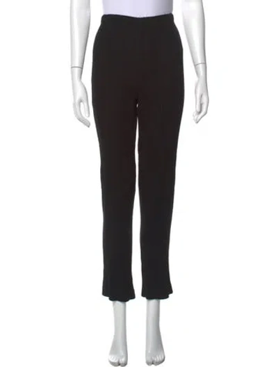 Pre-owned Issey Miyake Vintage Straight Leg Pants In Black