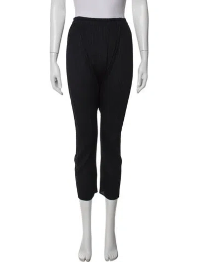 Pre-owned Issey Miyake Vintage Straight Leg Pants In Blue