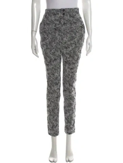 Pre-owned Issey Miyake Vintage Straight Leg Pants In Gray