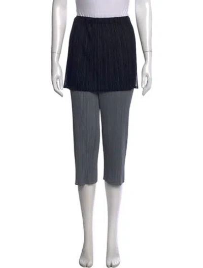 Pre-owned Issey Miyake Vintage Straight Leg Pants In Gray