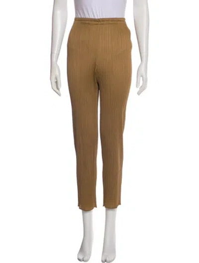Pre-owned Issey Miyake Vintage Straight Leg Pants In Neutral