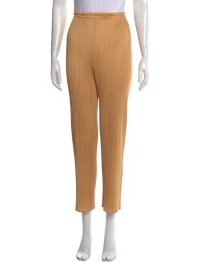 Pre-owned Issey Miyake Vintage Straight Leg Pants In Neutral