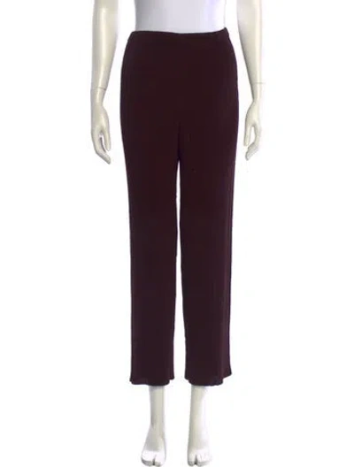 Pre-owned Issey Miyake Vintage Straight Leg Pants In Purple