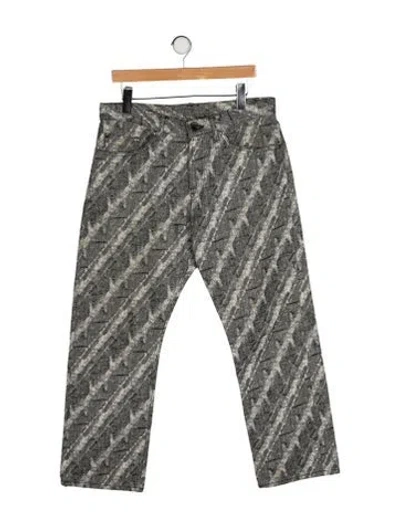 Pre-owned Issey Miyake Vintage Straight-leg Jeans In Multi